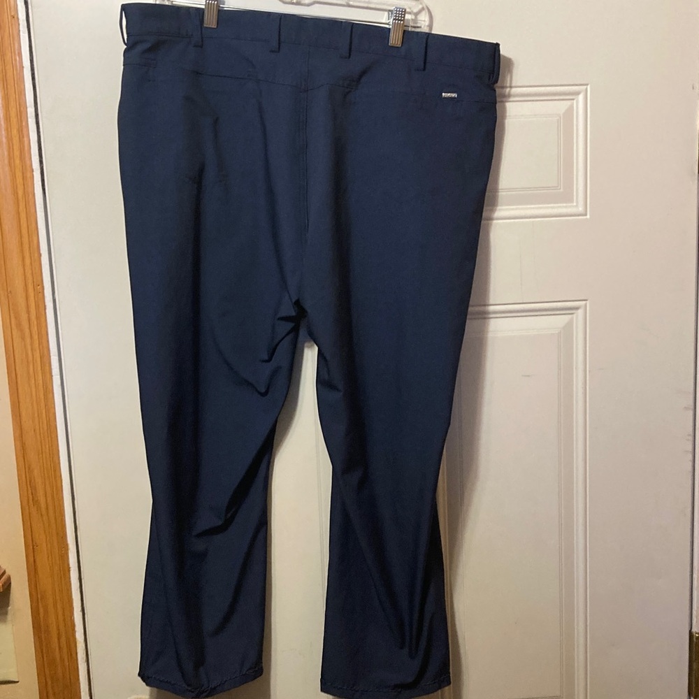 Greg Norman Men's Navy Dress Pants - Classic Straight Fit 40